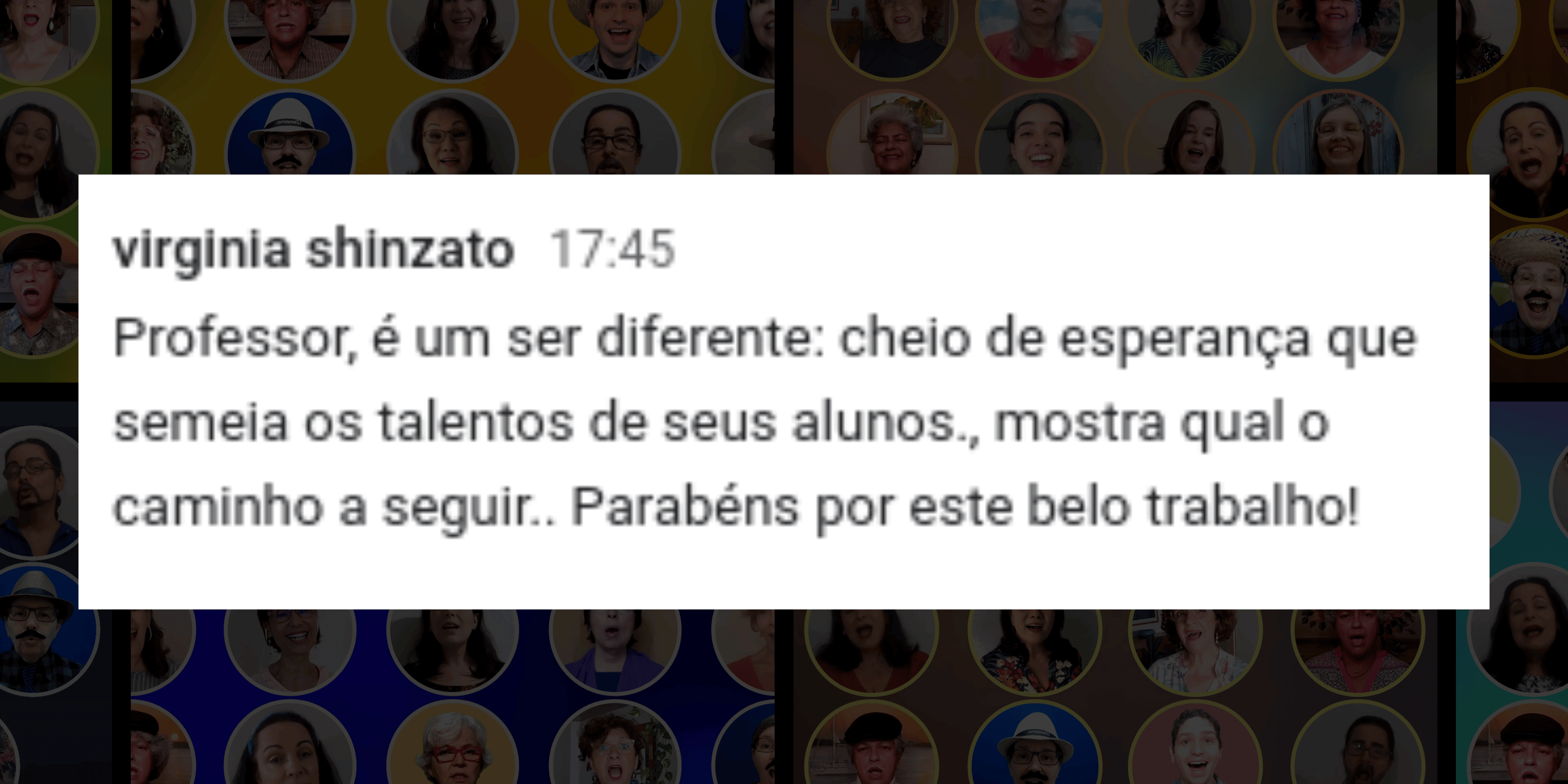 Depoimento de aluno 1